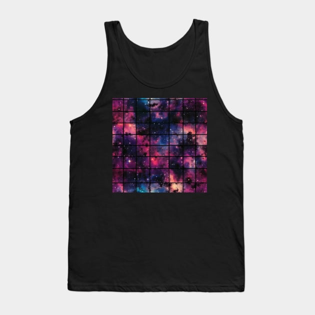 Bottomless Pit - Infinite Space Seamless Pattern Tank Top by nelloryn